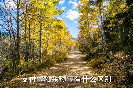 支付宝和余额宝有什么区别
